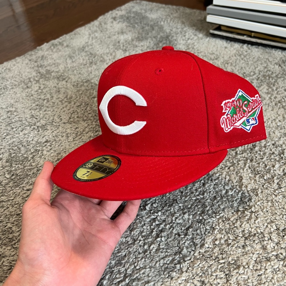 Cincinnati Reds 1990 World Series Hat size 7 1/4
